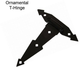 Ornamental T-Hinge