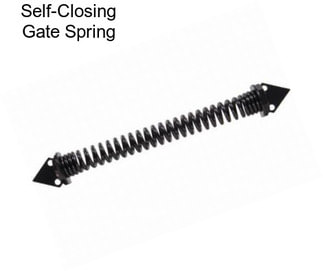 Self-Closing Gate Spring
