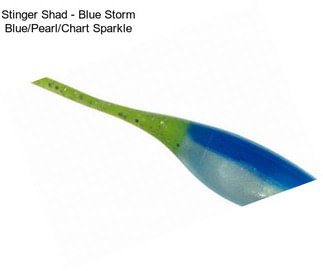 Stinger Shad - Blue Storm Blue/Pearl/Chart Sparkle