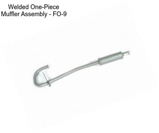 Welded One-Piece Muffler Assembly - FO-9