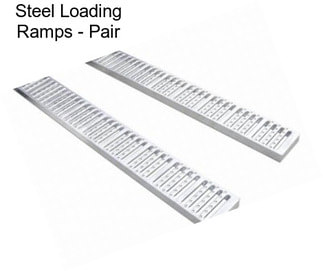 Steel Loading Ramps - Pair