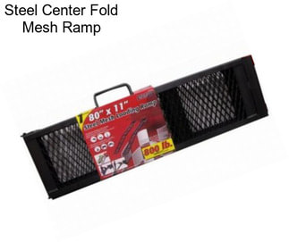 Steel Center Fold Mesh Ramp