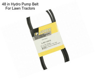 48 in Hydro Pump Belt For Lawn Tractors