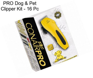 PRO Dog & Pet Clipper Kit - 16 Pc