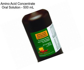 Amino Acid Concentrate Oral Solution - 500 mL