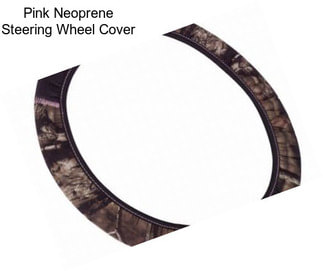 Pink Neoprene Steering Wheel Cover