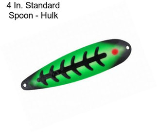 4 In. Standard Spoon - Hulk