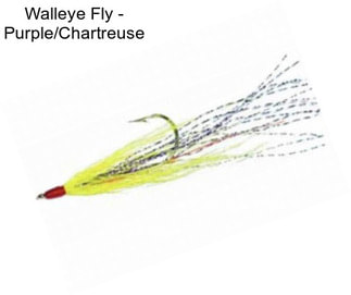 Walleye Fly - Purple/Chartreuse