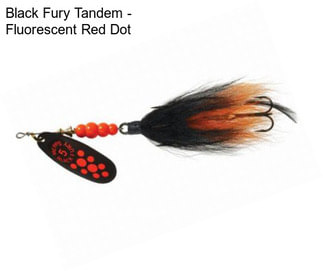 Black Fury Tandem - Fluorescent Red Dot