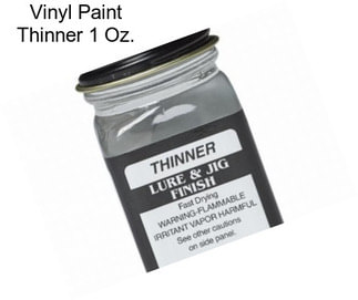 Vinyl Paint Thinner 1 Oz.