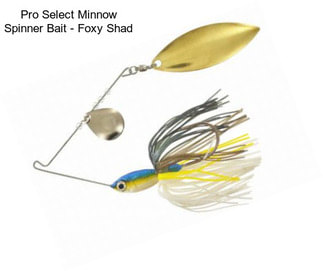 Pro Select Minnow Spinner Bait - Foxy Shad