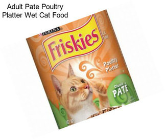 Adult Pate Poultry Platter Wet Cat Food