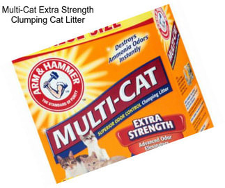 Multi-Cat Extra Strength Clumping Cat Litter