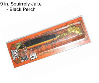 9 in. Squirrely Jake - Black Perch