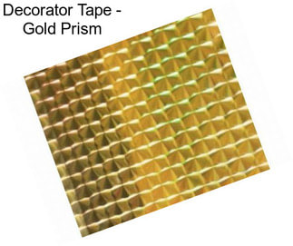 Decorator Tape - Gold Prism