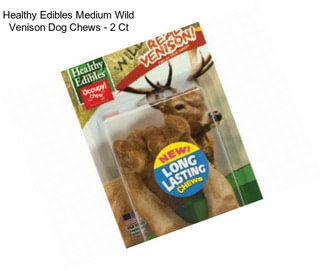 Healthy Edibles Medium Wild Venison Dog Chews - 2 Ct