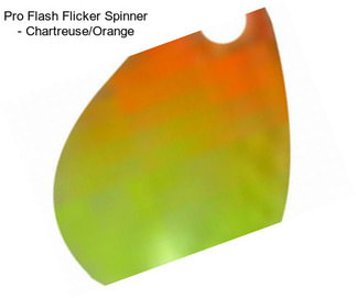 Pro Flash Flicker Spinner - Chartreuse/Orange