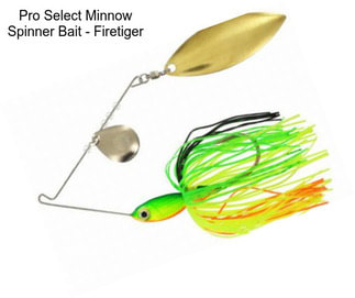 Pro Select Minnow Spinner Bait - Firetiger