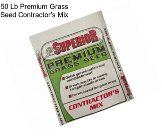 50 Lb Premium Grass Seed Contractor\'s Mix