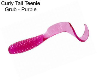Curly Tail Teenie Grub - Purple