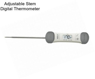 Adjustable Stem Digital Thermometer