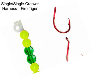 Single/Single Cralwer Harness - Fire Tiger