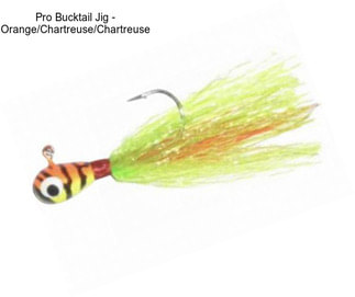 Pro Bucktail Jig - Orange/Chartreuse/Chartreuse