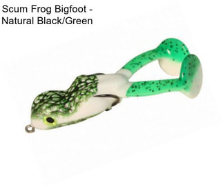 Scum Frog Bigfoot - Natural Black/Green