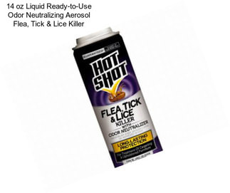 14 oz Liquid Ready-to-Use Odor Neutralizing Aerosol Flea, Tick & Lice Killer