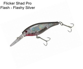 Flicker Shad Pro Flash - Flashy Silver