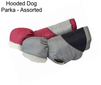 Hooded Dog Parka - Assorted