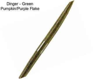 Dinger - Green Pumpkin/Purple Flake