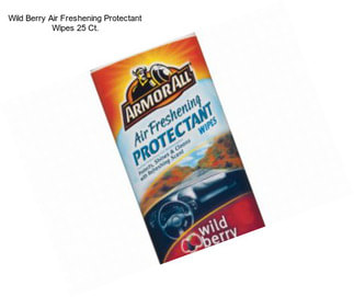 Wild Berry Air Freshening Protectant Wipes 25 Ct.