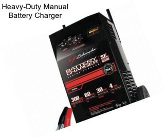 Heavy-Duty Manual Battery Charger
