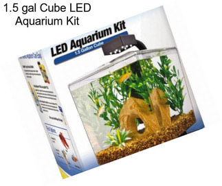 1.5 gal Cube LED Aquarium Kit