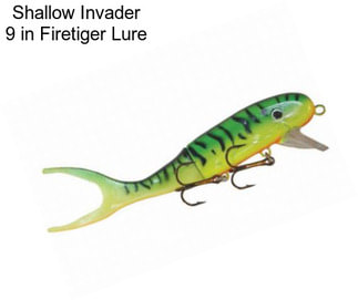 Shallow Invader 9 in Firetiger Lure