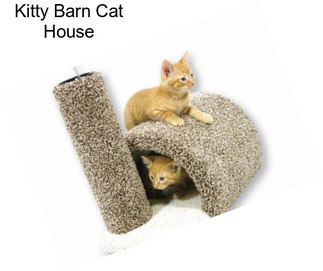 Kitty Barn Cat House