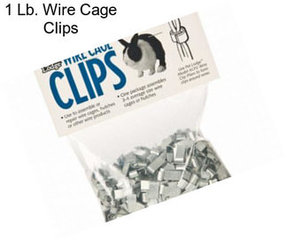 1 Lb. Wire Cage Clips