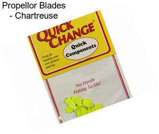 Propellor Blades - Chartreuse