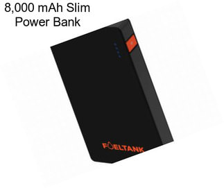 8,000 mAh Slim Power Bank