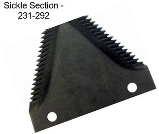 Sickle Section - 231-292