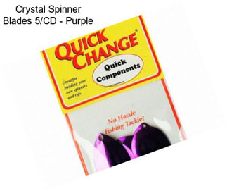 Crystal Spinner Blades 5/CD - Purple