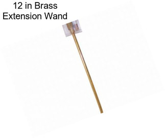 12 in Brass Extension Wand