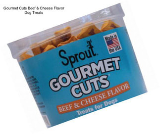 Gourmet Cuts Beef & Cheese Flavor Dog Treats