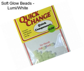 Soft Glow Beads - Lumi/White