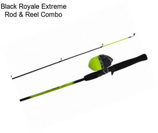 Black Royale Extreme Rod & Reel Combo