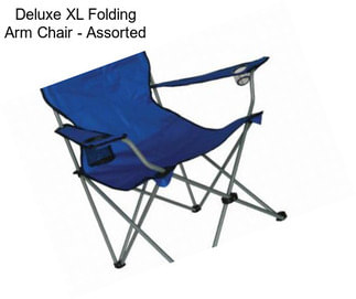 Deluxe XL Folding Arm Chair - Assorted