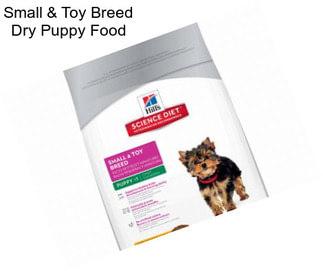 Small & Toy Breed Dry Puppy Food