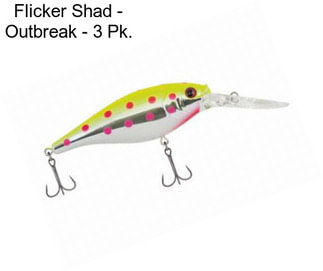 Flicker Shad - Outbreak - 3 Pk.