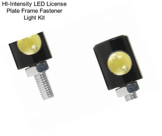 HI-Intensity LED License Plate Frame Fastener Light Kit